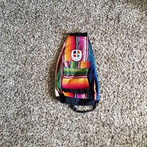 271. rainbow cotton knapsack